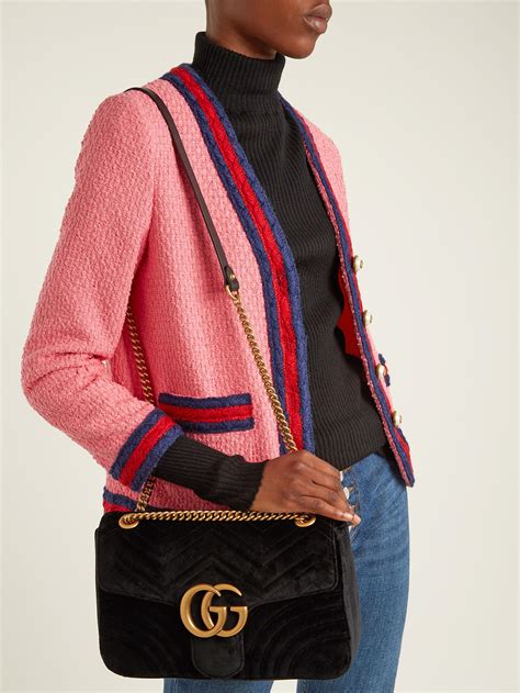 gucci velvet crossbody|gucci crossbody bag outlet.